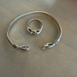 Cape Cod Silver Bracelet and Ring Set